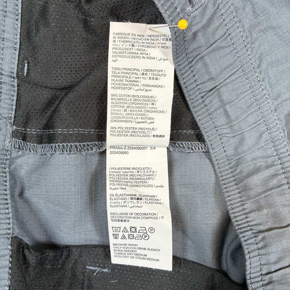 Prana Zion Mens L Blue Stretch Zion Cargo Ripstor Pocket Outdoor Hiking Gorpcore - Picture 12 of 13